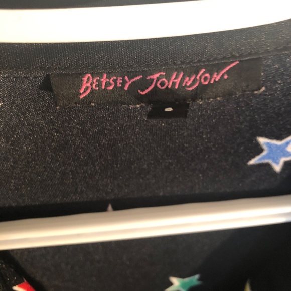 Retro Betsy Johnson M Stars Dress - Picture 2 of 3